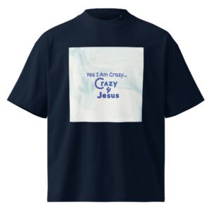 Unisex Organic Oversized High Neck T-Shirt | Christian Faith Apparel